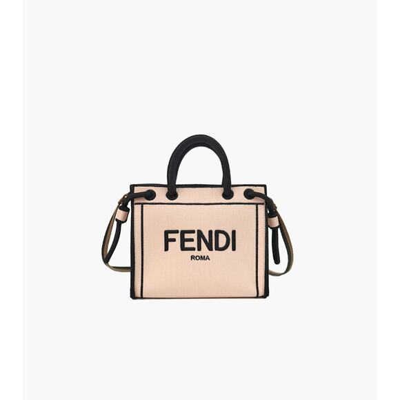 FENDI Mini Canvas Roma Tote Bag C-A25941 - Picture 1 of 10